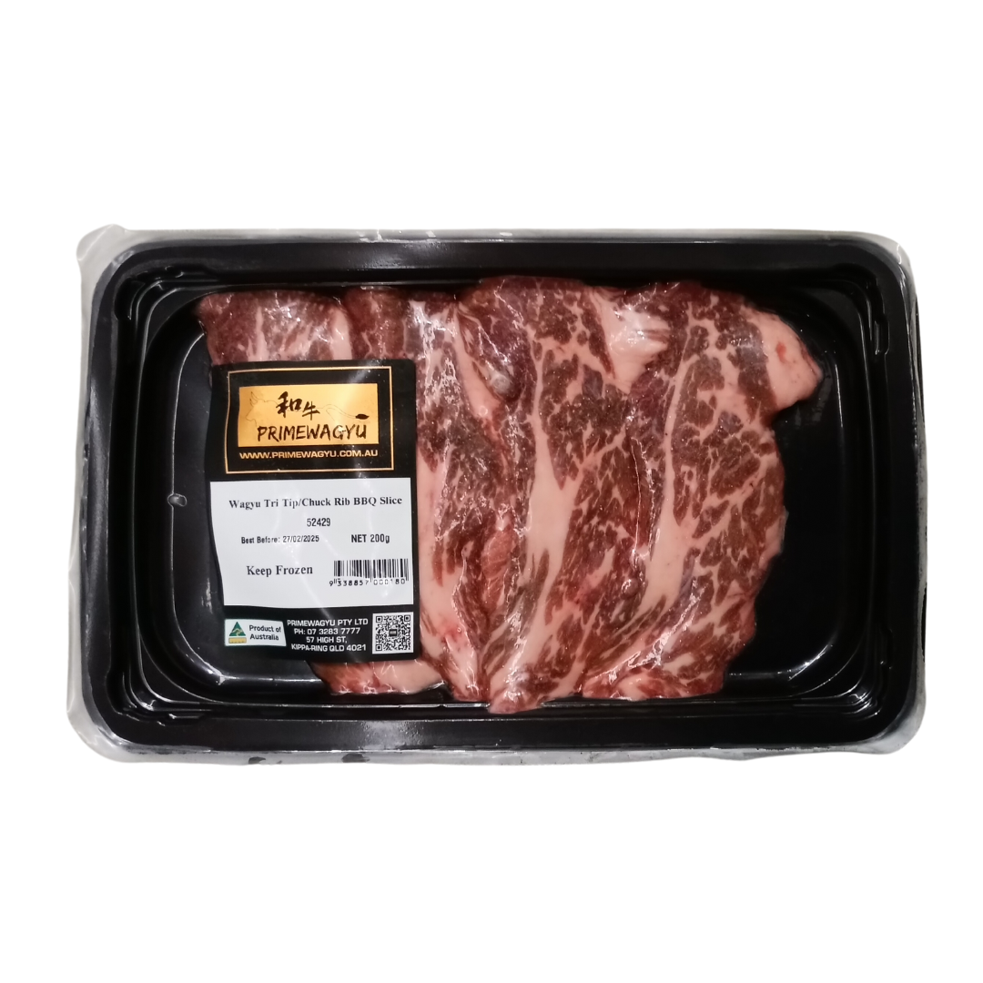 PW Wagyu Tri-Tip/Chuck Rib BBQ Slice 200g