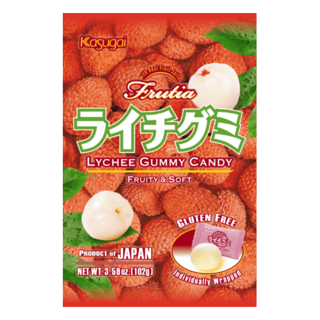 Kasugai Gummy Lychee 102g