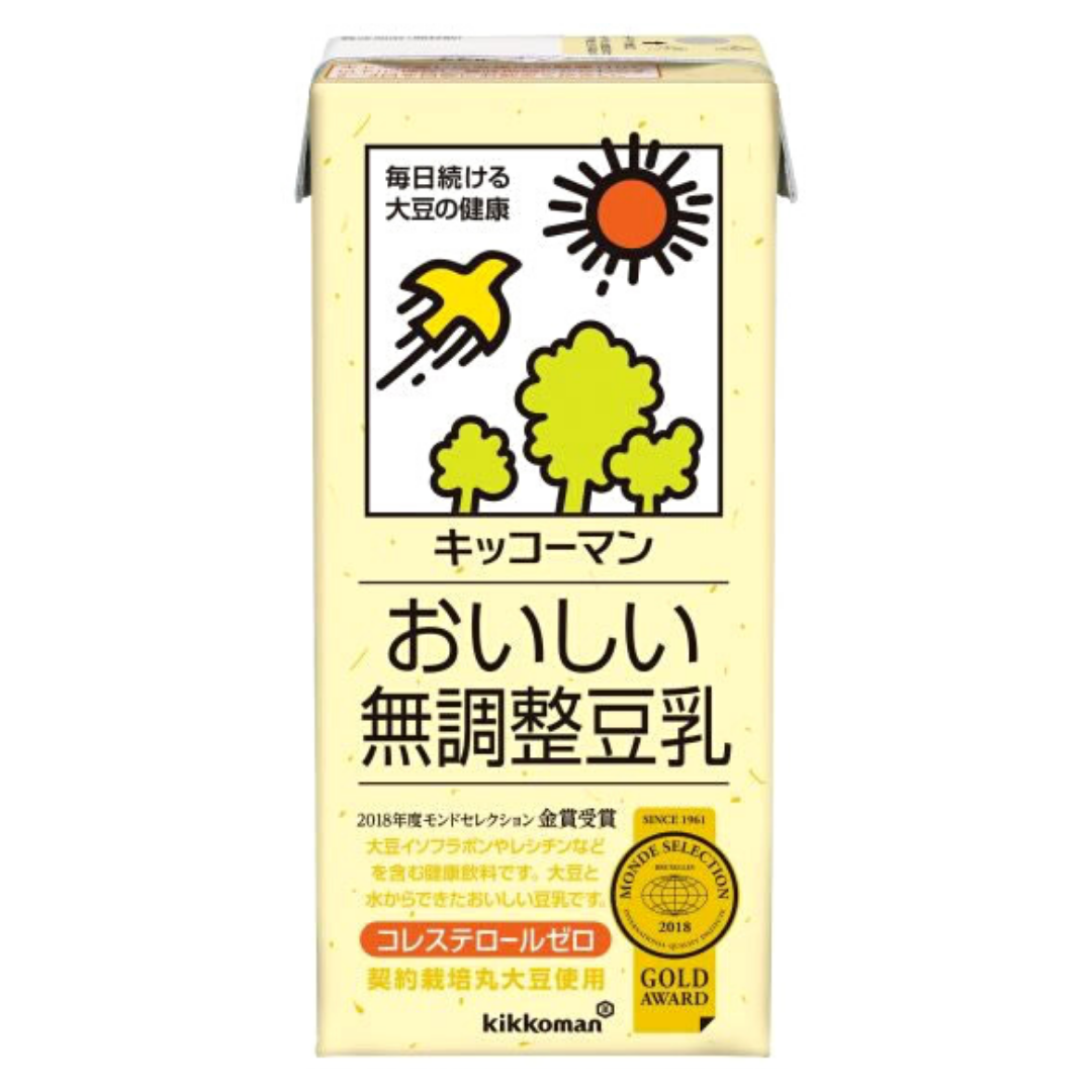 Kikkoman Soy Milk UNsweetened 1L