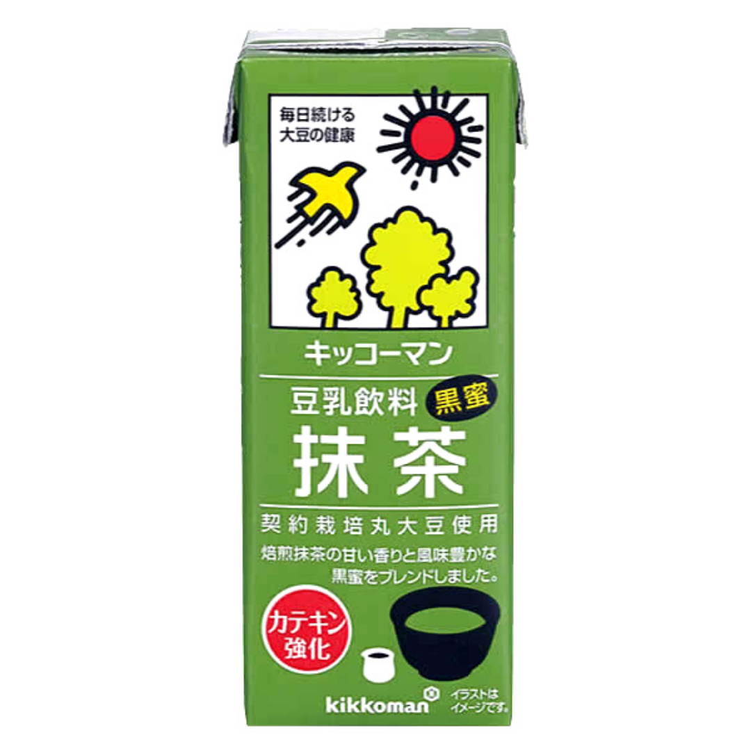 Kikkoman Soy Milk Matcha Green Tea 200ml JFC Online QLD