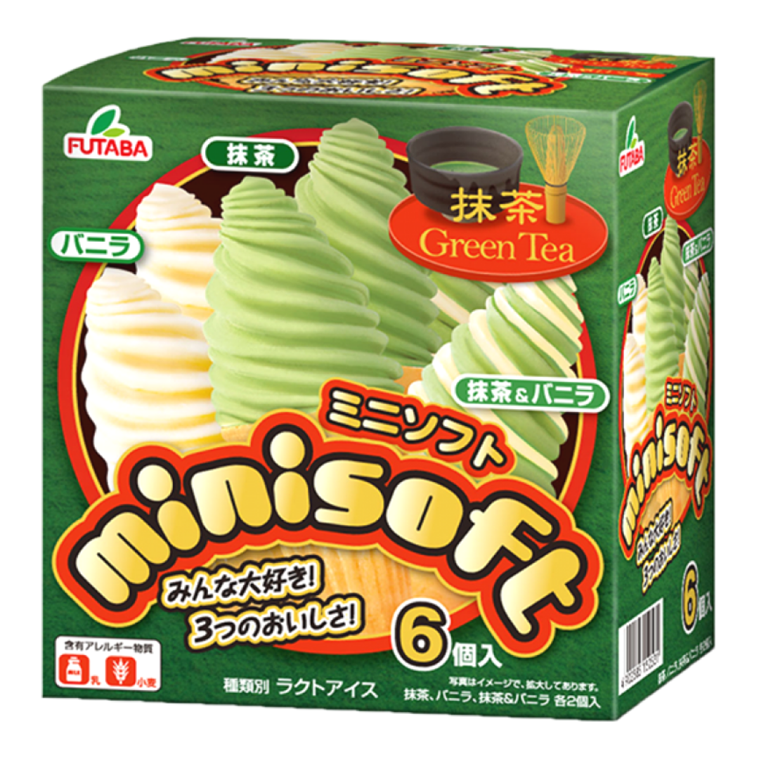 Matcha Vanilla Soft 6pc 450ml