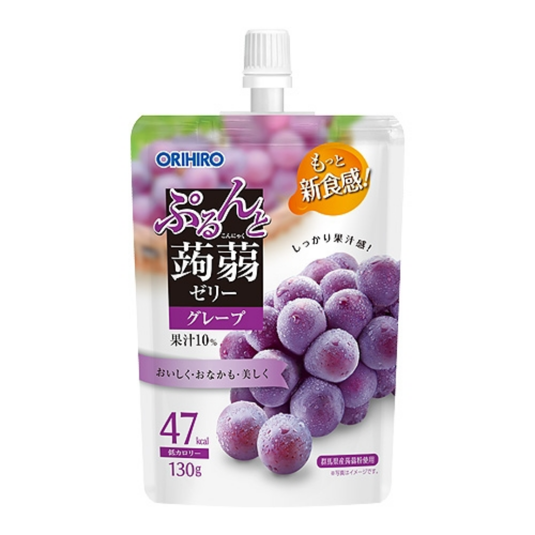 Orihiro Purunto Konnyaku Jelly Grape 130g