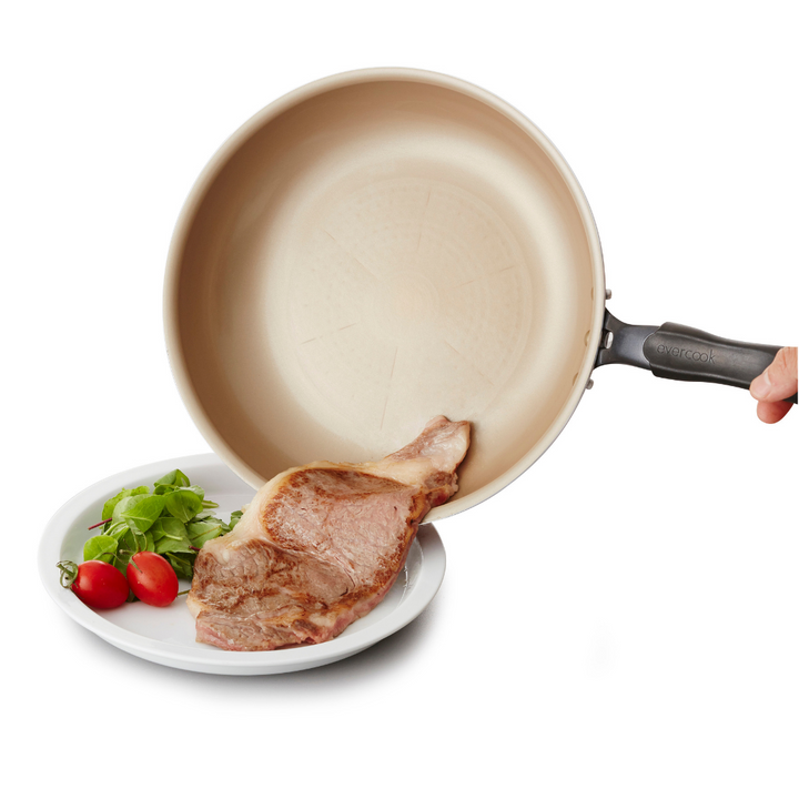 EVERC Frypan Fuka 28cm Red Deep 1p