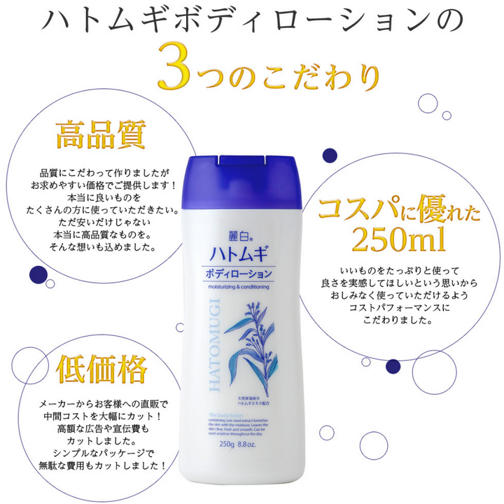 Hatomugi Body Lotion 250g