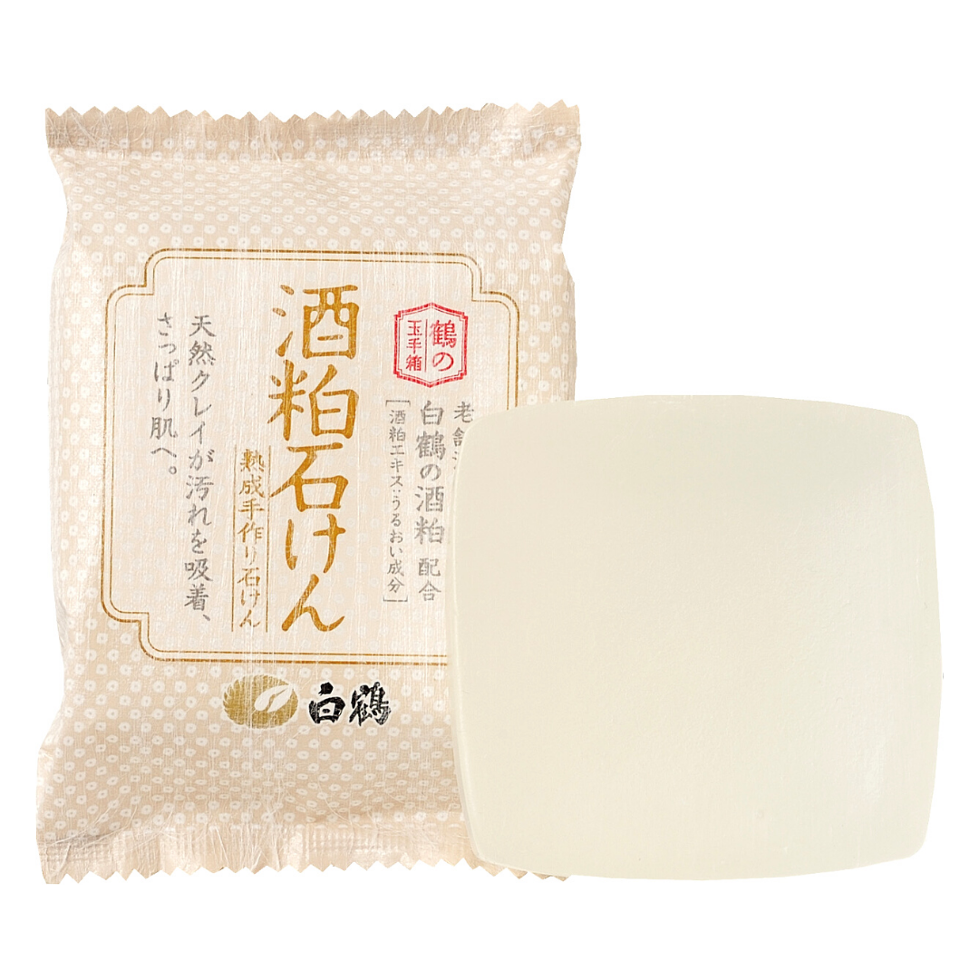Tsuruno Sakekasu Soap 100g