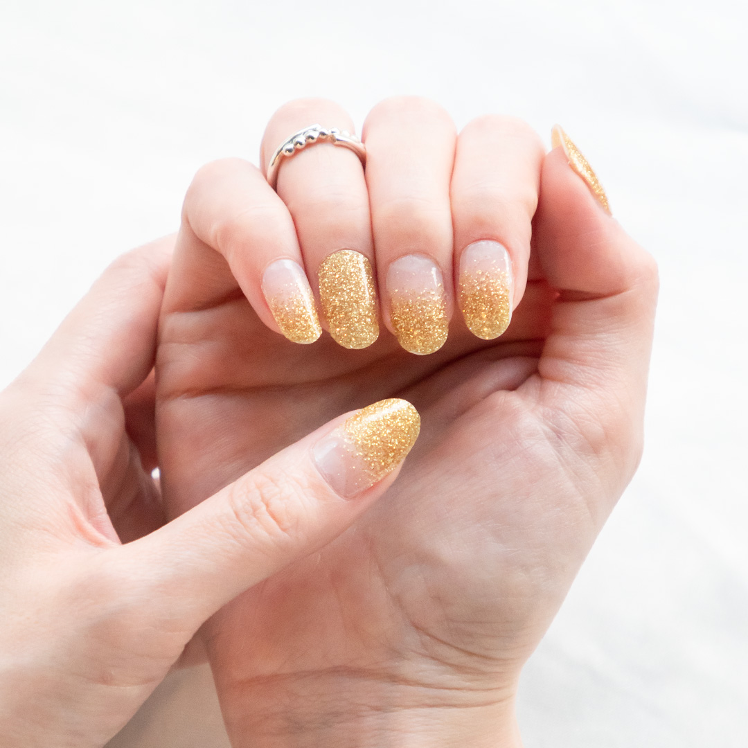 Nail Seal Glitter Gold 1p