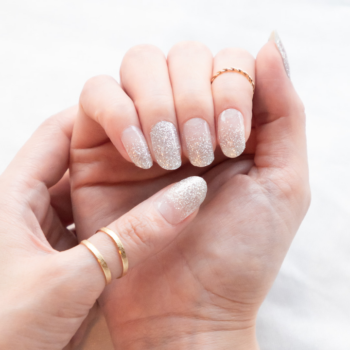 Nail Seal Glitter Silver 1p