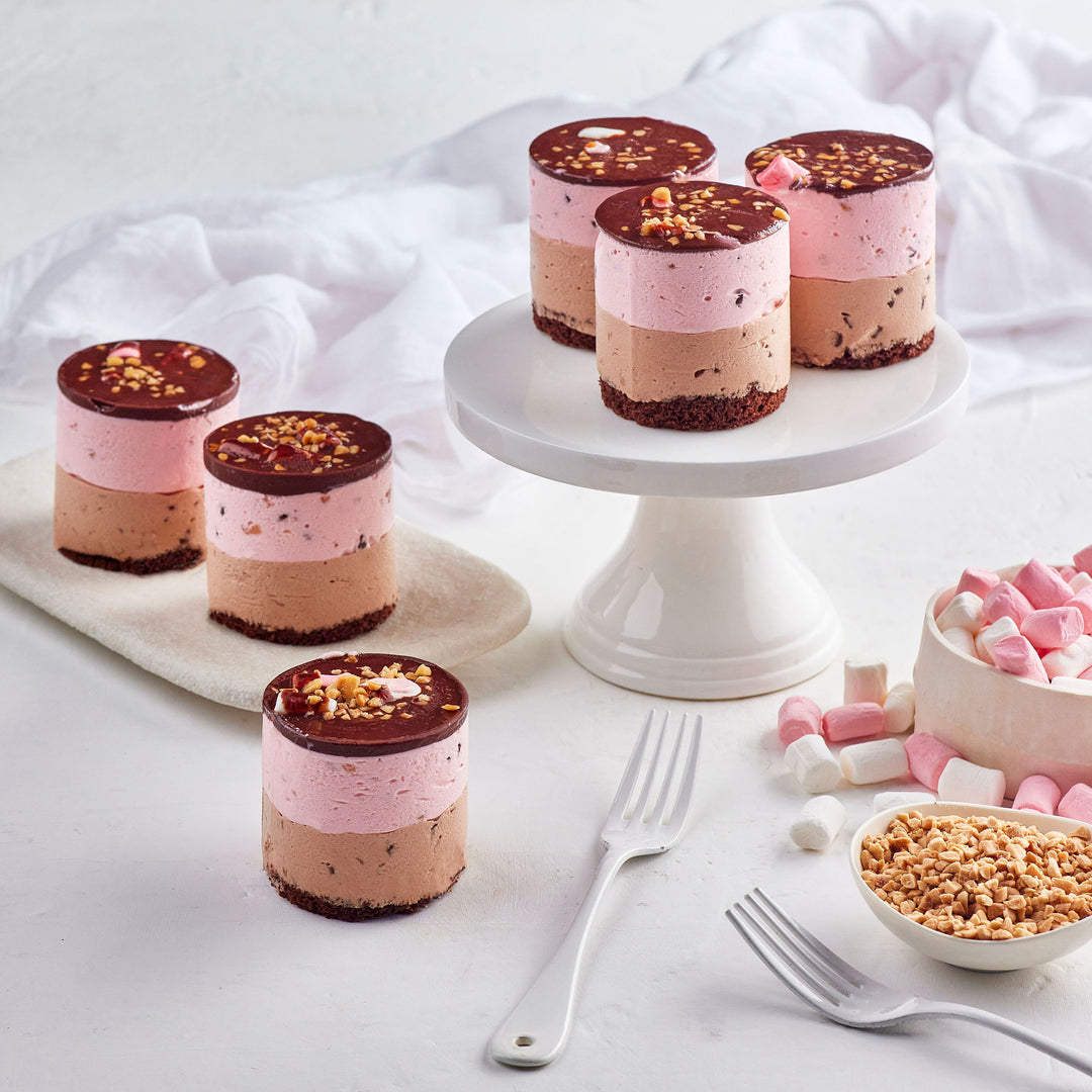 Rocky Road Cup 6pc Frozen HEAVENS Cake RRIND