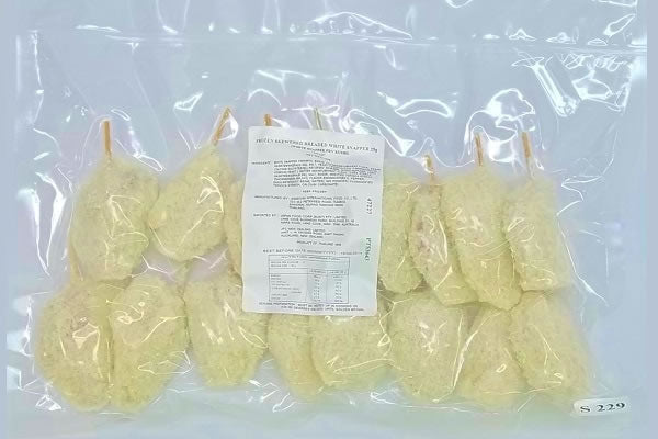 Snapper Fry Kushi 400g Frozen Fish Fry 25g 16pc
