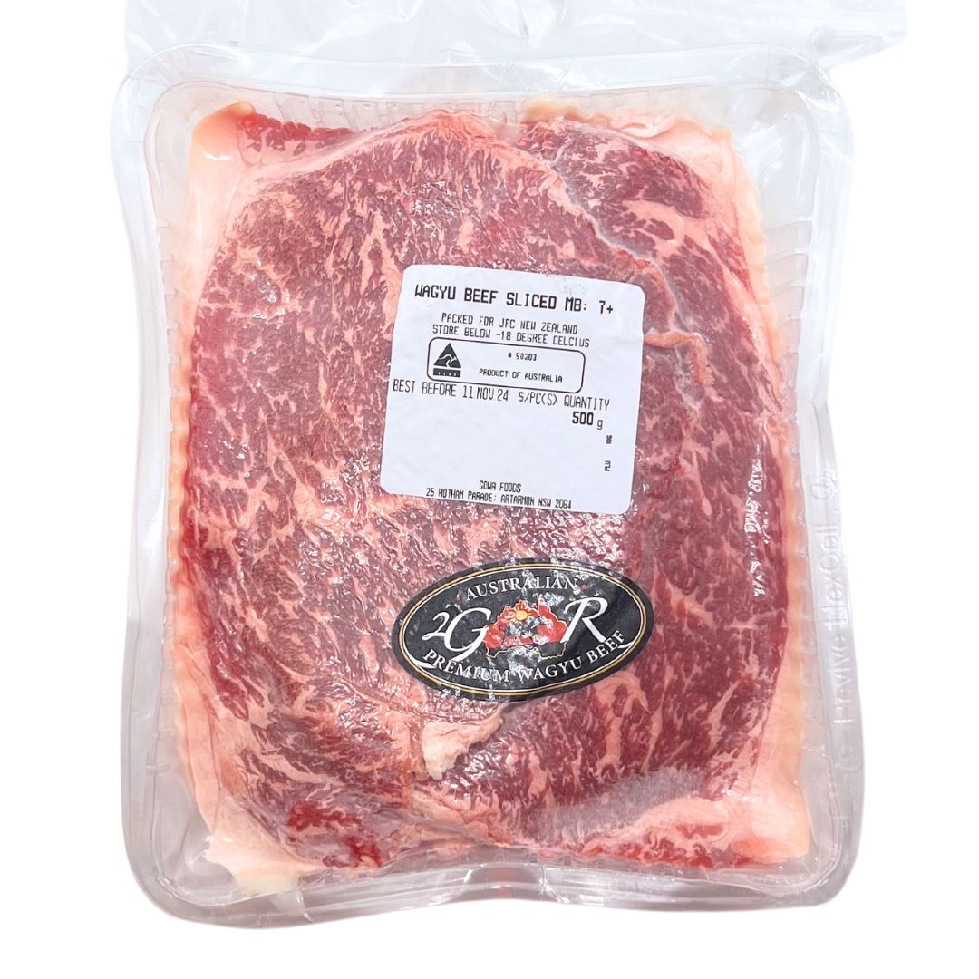 Wagyu Beef Slice MBS8-9+ 500g
