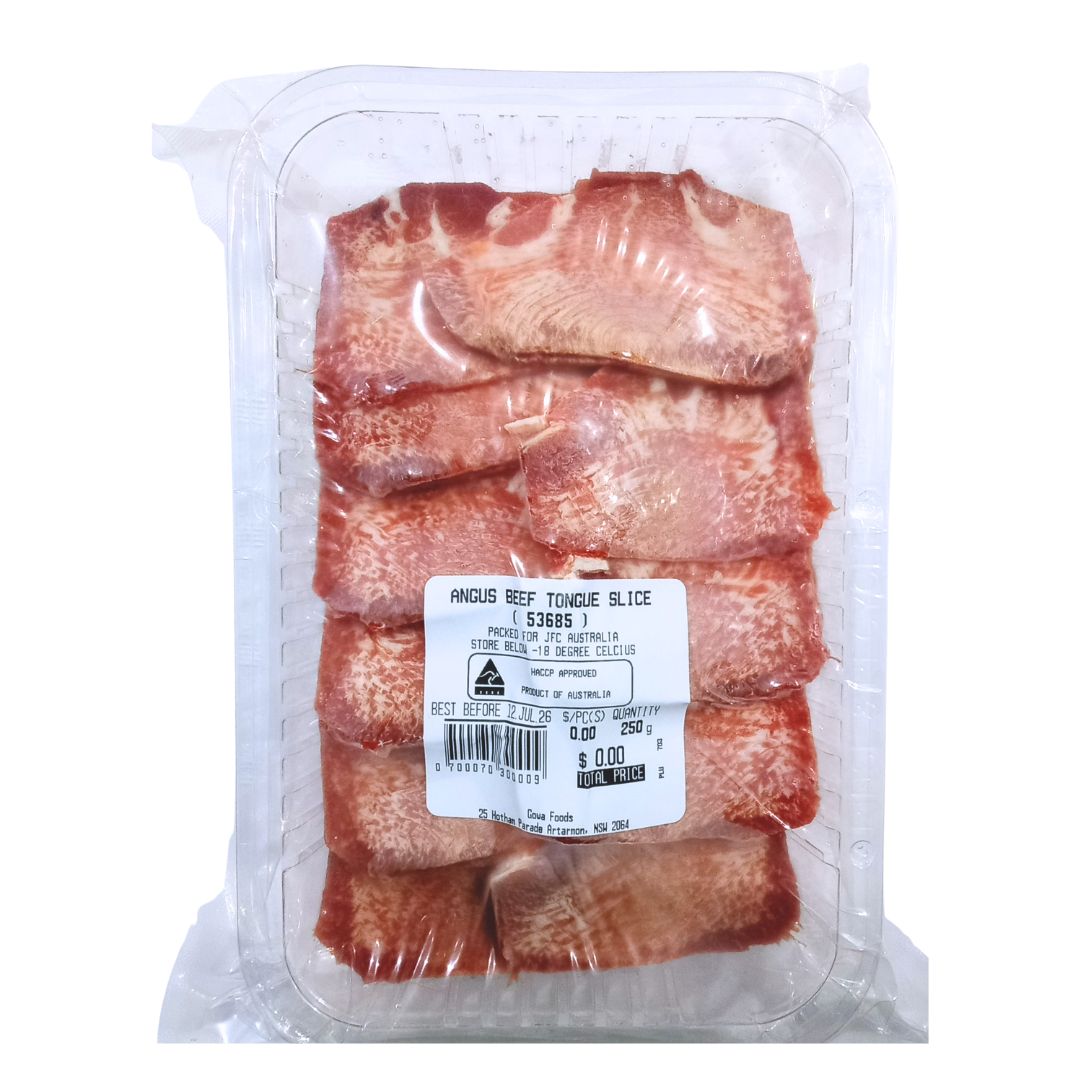 Angus Beef Tongue Slice 250g