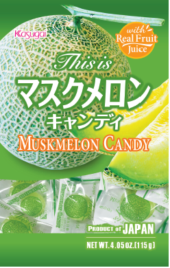 KASUGAI Muskmelon Candy 115g