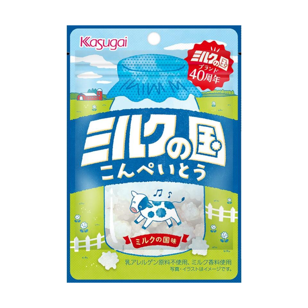 KASUGAI Milk no Kuni Konpeito 30g