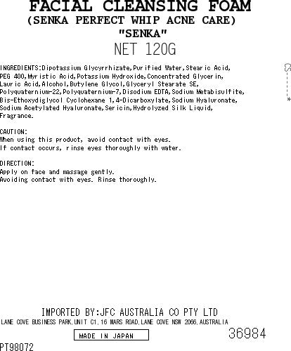 SENKA Perfect Whip Acne Care 120g