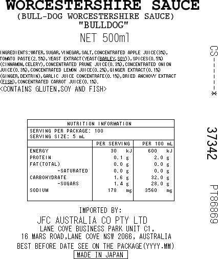 BULLDOG Worcester Sauce 500ml