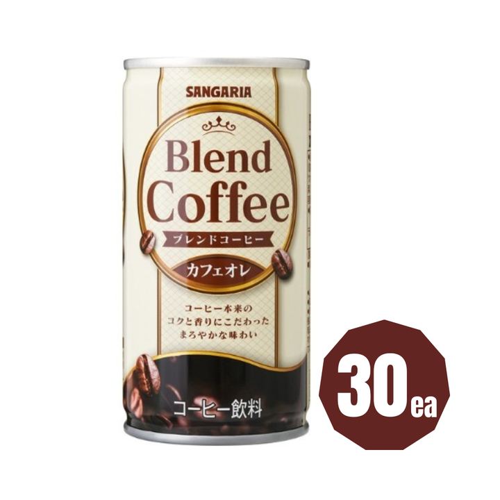 SANGARIA Blend Coffee Cafe Au Lait 185g×30ea