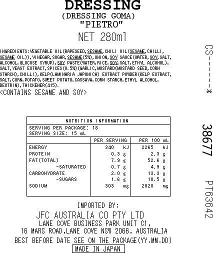 PIETRO Dressing Goma  280ml