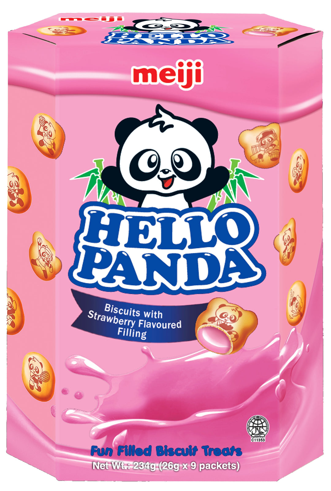 Hello Panda L Strawberry 234g