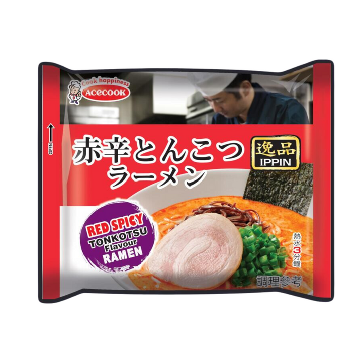 IPPIN Red Tonkotsu Ramen in Bag 80g×4bags 320g