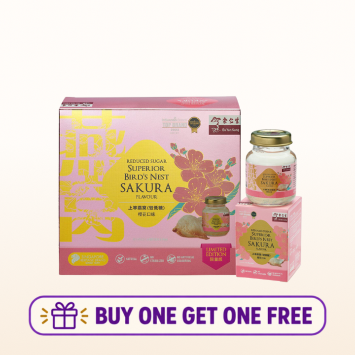 EYS Superior Bird's Nest Sakura 70mlx6ea (BBD: 20/Nov/2026) – Buy 1 Get 1 Free