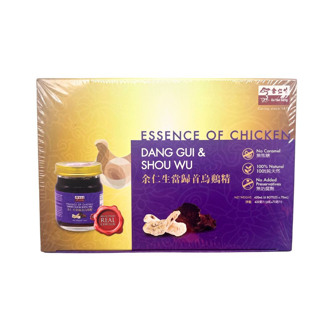 EYS Chicken Essence with Dang Gui Shou Wu 6 bottles x 70ml