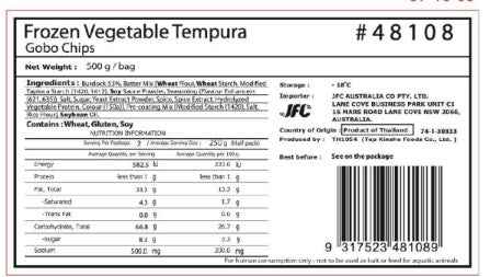 TEP Gobo Chips 500g