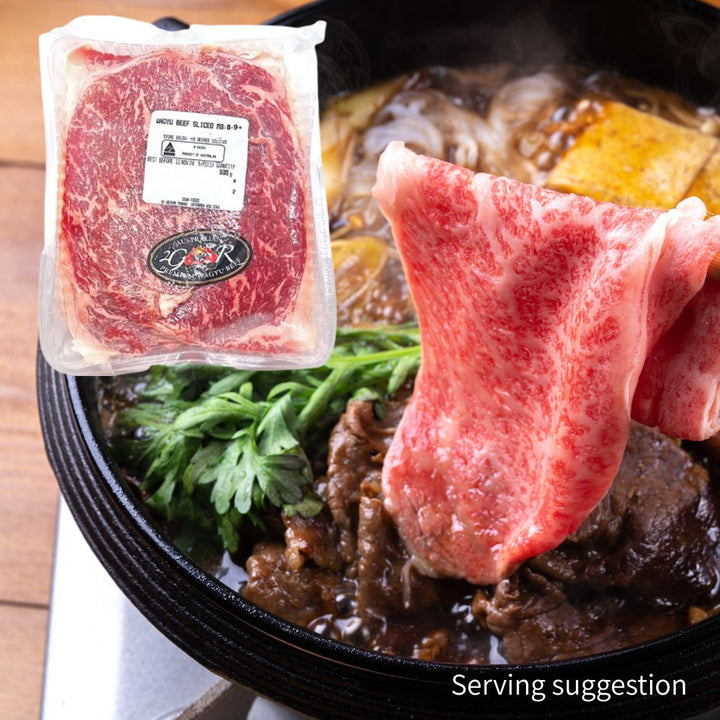 Wagyu Beef Slice MBS8-9+ 500g