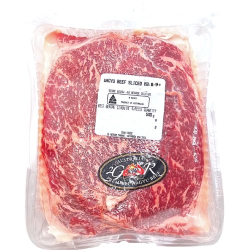 Wagyu Beef Slice MBS8-9+ 500g