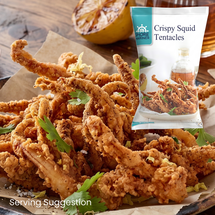 Crispy Squid Tentacles 1kg Frozen MARKWELL Fried Ikageso