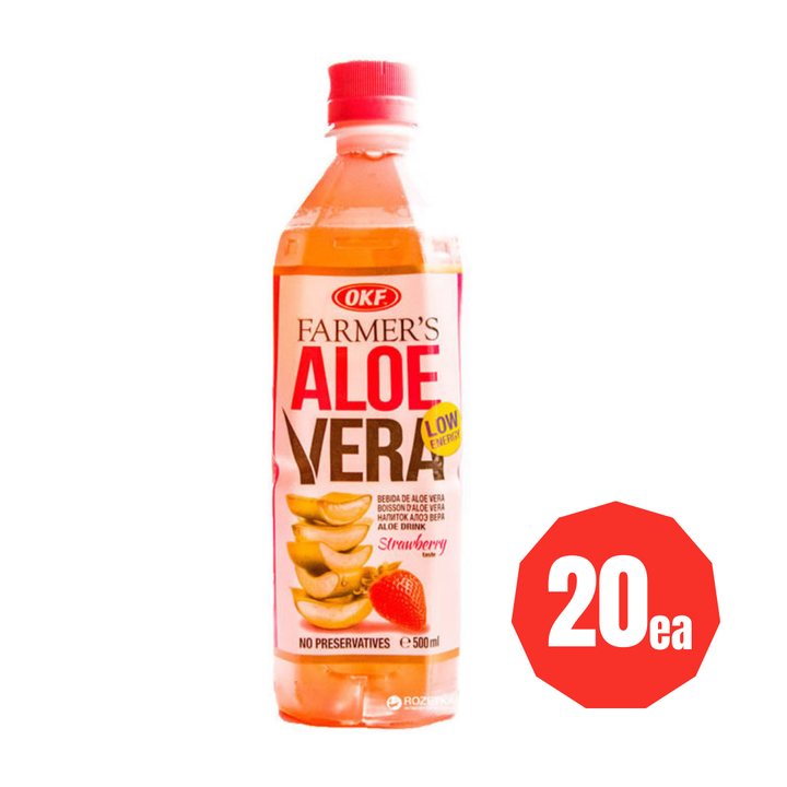 Aloe Strawberry 500ml×20ea