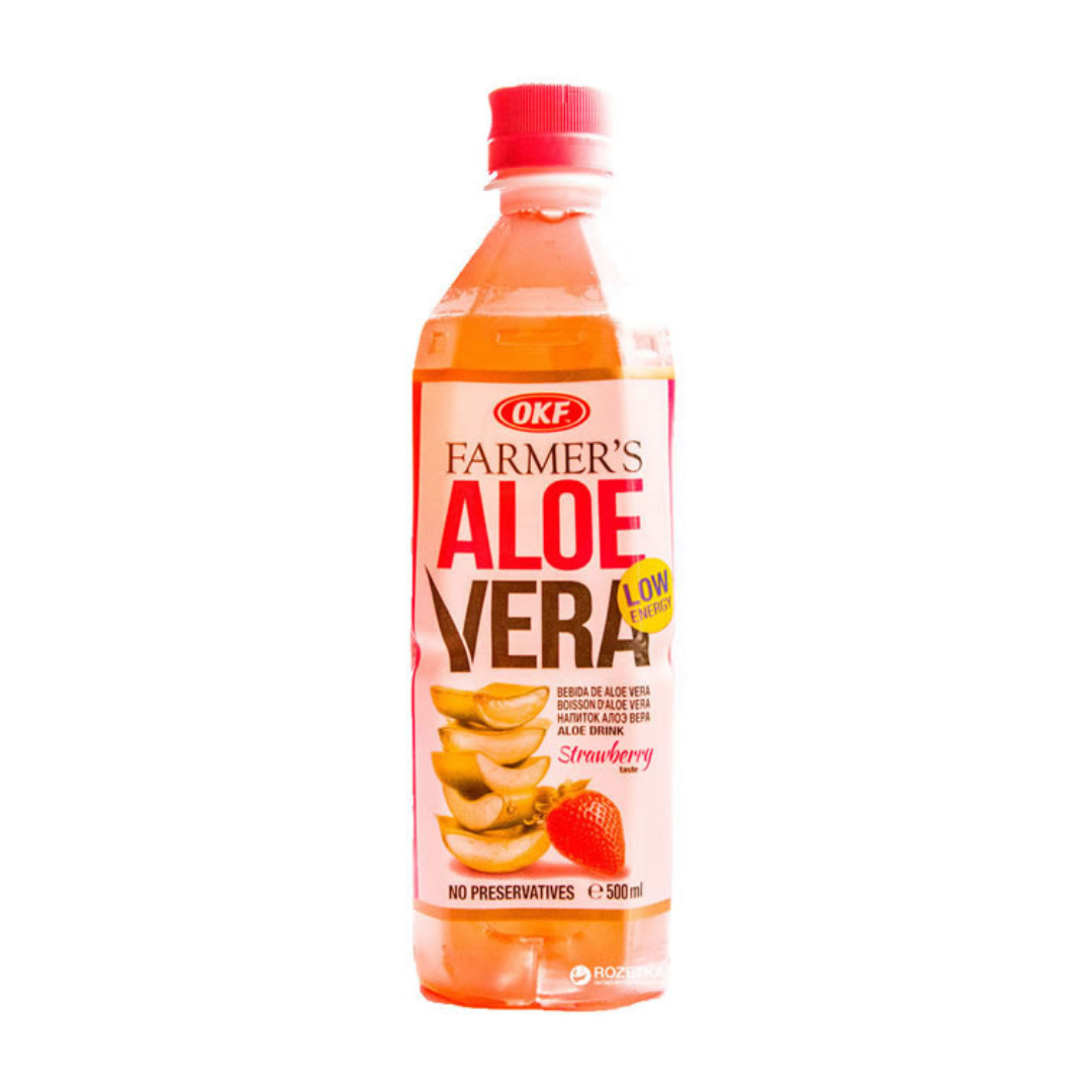 Aloe Strawberry 500ml×20ea
