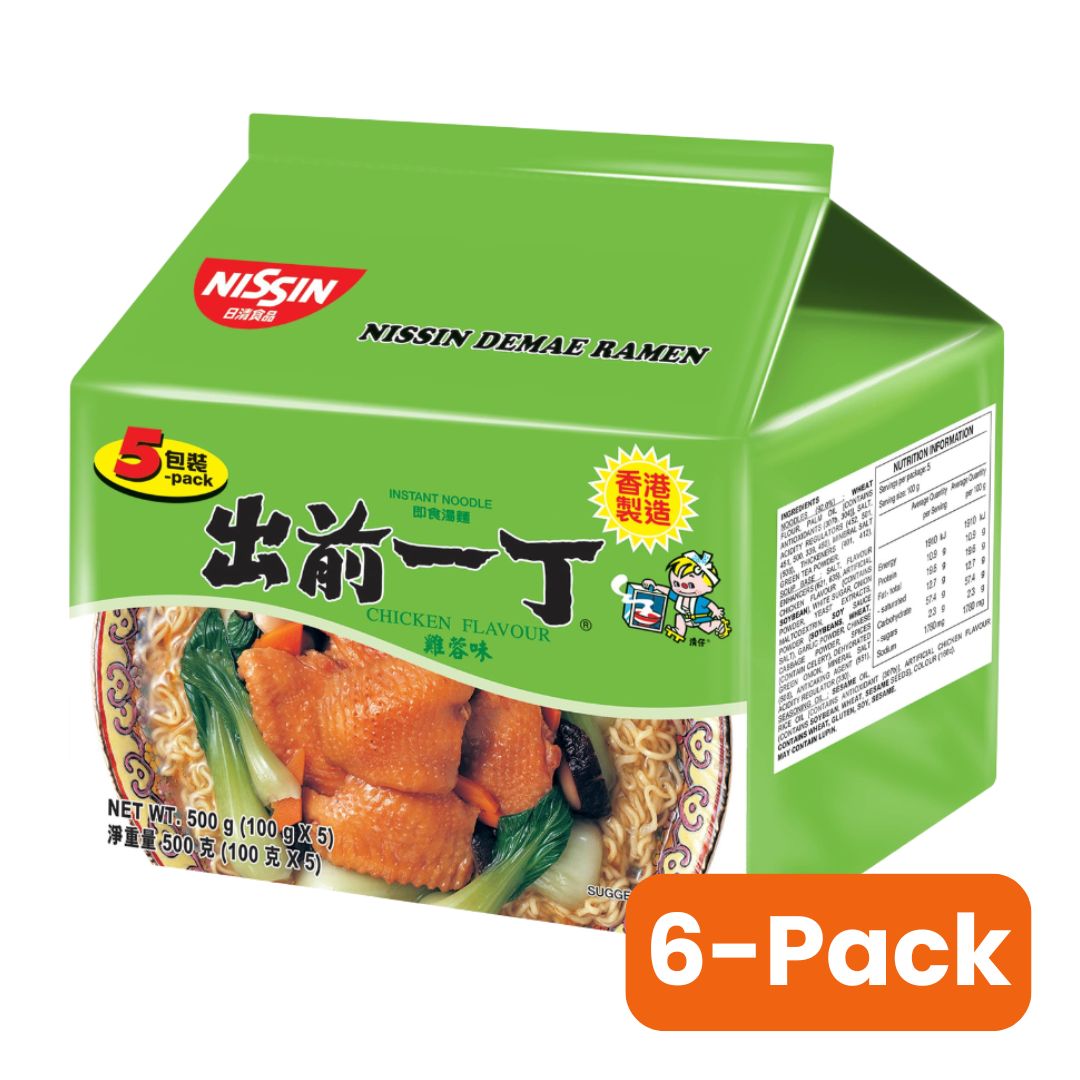 NISSIN Demae Ramen Chicken Flavour (100g x5) x 6-pack