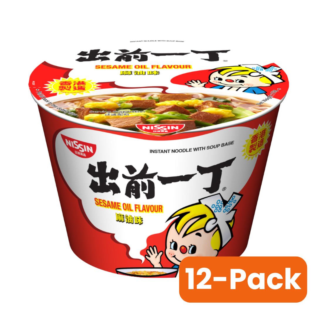 NISSIN Sesame Oil Flavour Bowl 110g x 12pc
