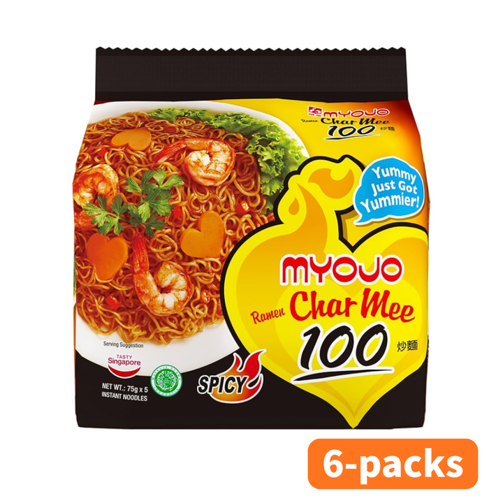 MYOJO Char Mee 100 spicy (75gx5pks 375g)×6 packs