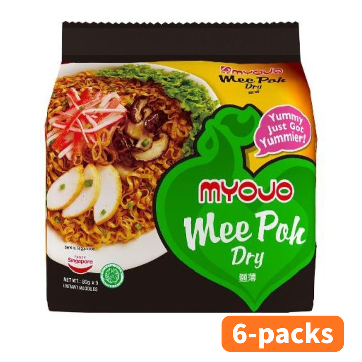 MYOJO Mee Poh Dry (80gx5pks 400g)× 6 packs