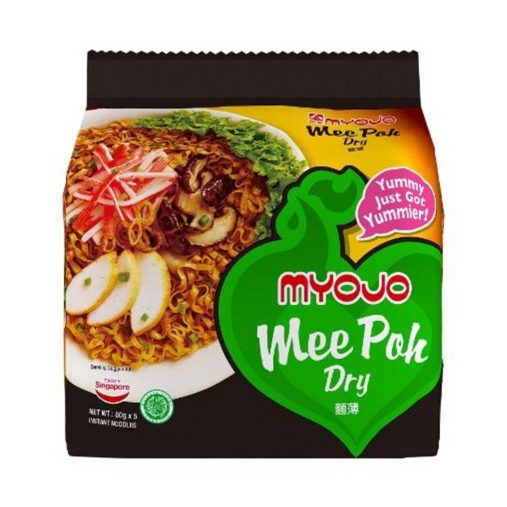MYOJO Mee Poh Dry (80gx5pks 400g)× 6 packs