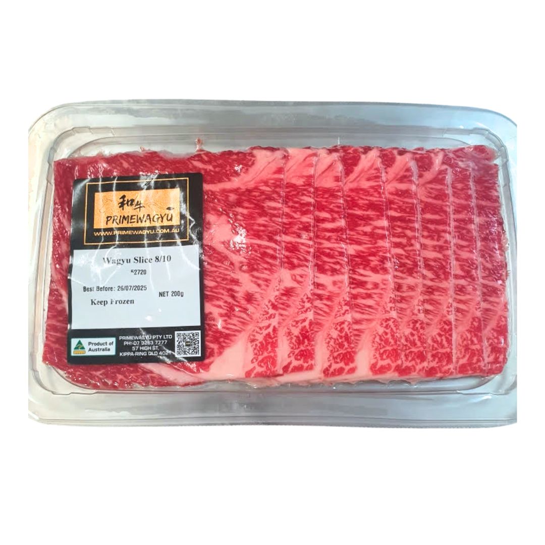 PW Wagyu Slice MB8-10 200g