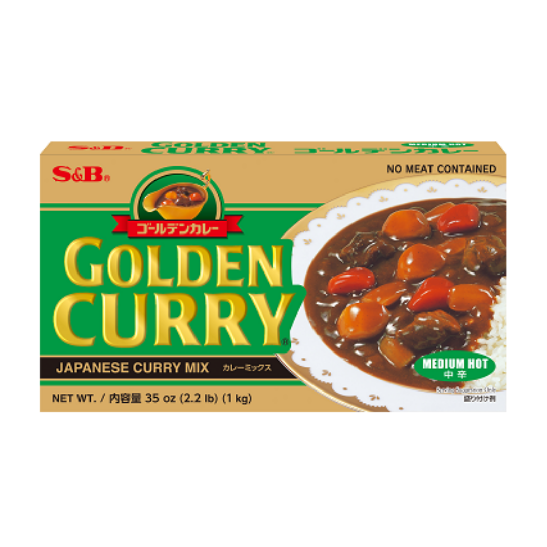 S&B Golden Curry Medium Hot 1kg