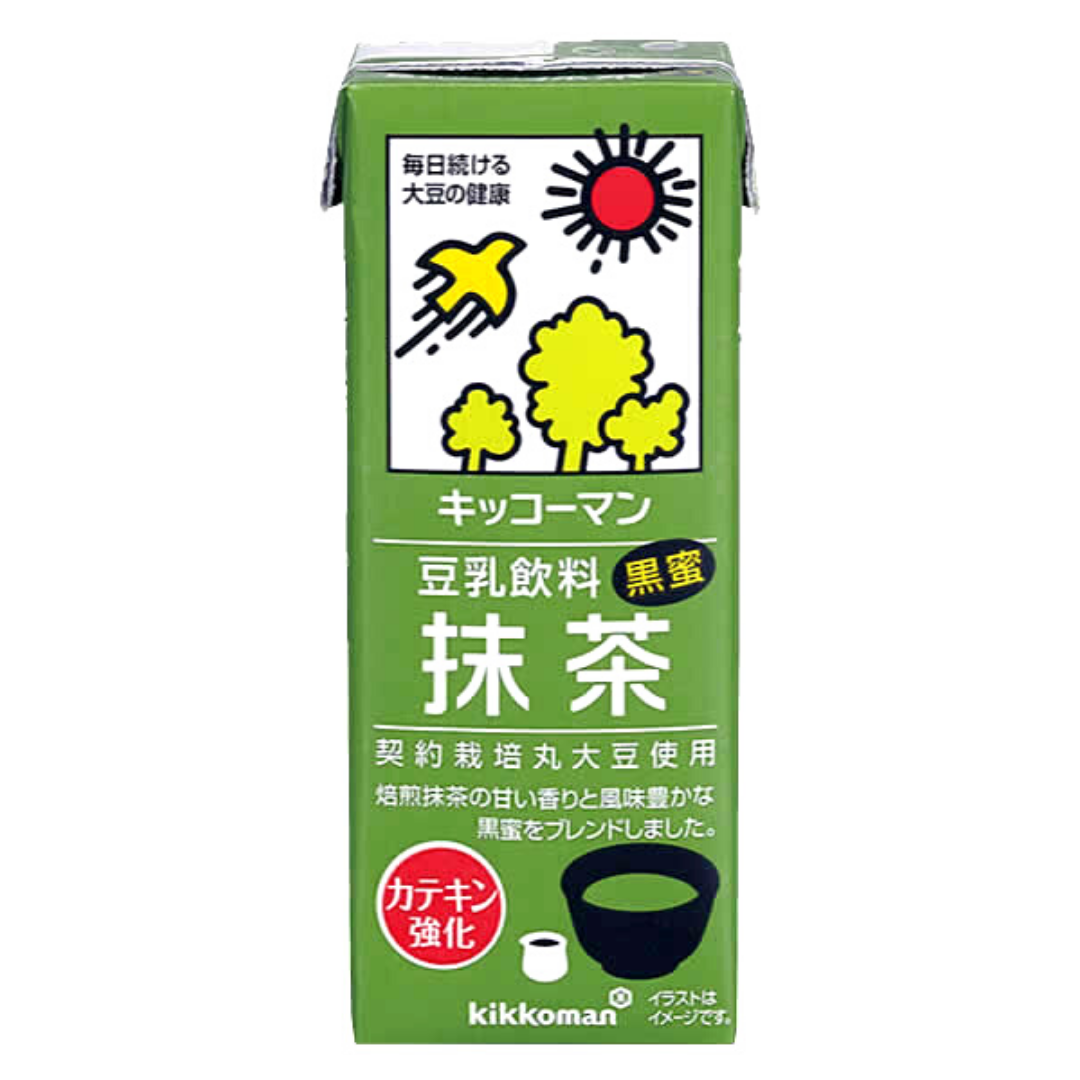 Kikkoman Soy Milk Matcha Green Tea 200ml