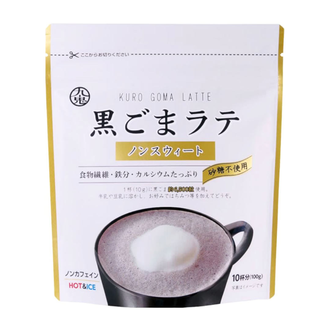 KUKI Kurogoma Latte 100g Non Sweet