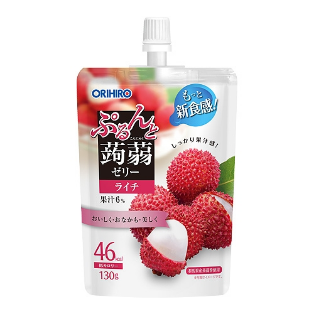 Purunto Konnyaku Jelly Lychee 130g