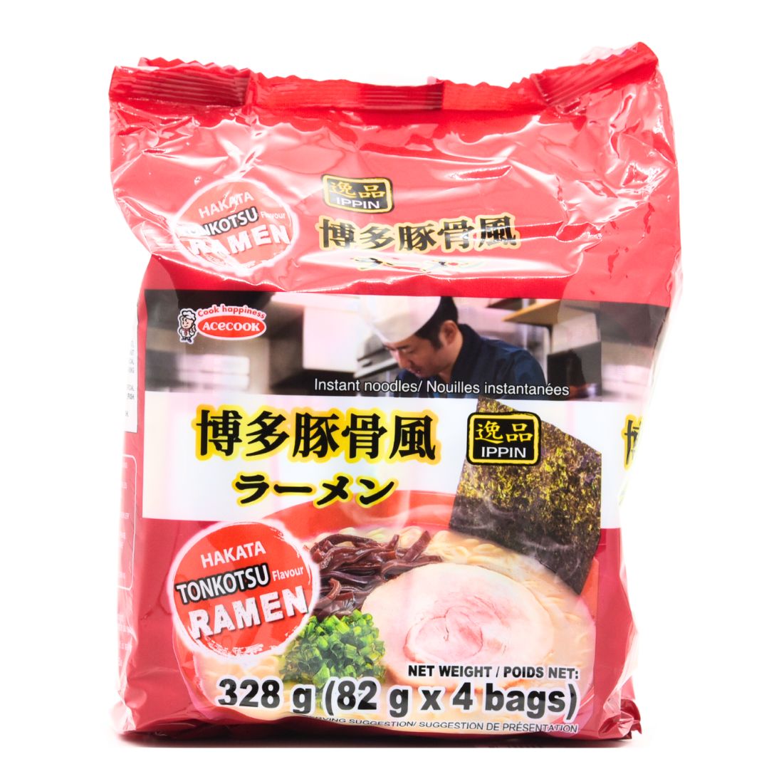 IPPIN Tonkotsufu Ramen in Bag 82g x 4 bags