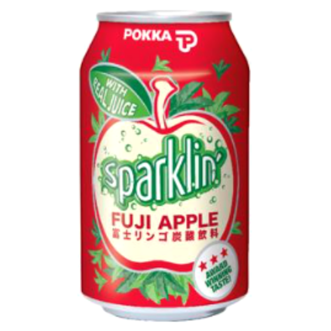 Fuji Apple Sparkling 325ml 24ea