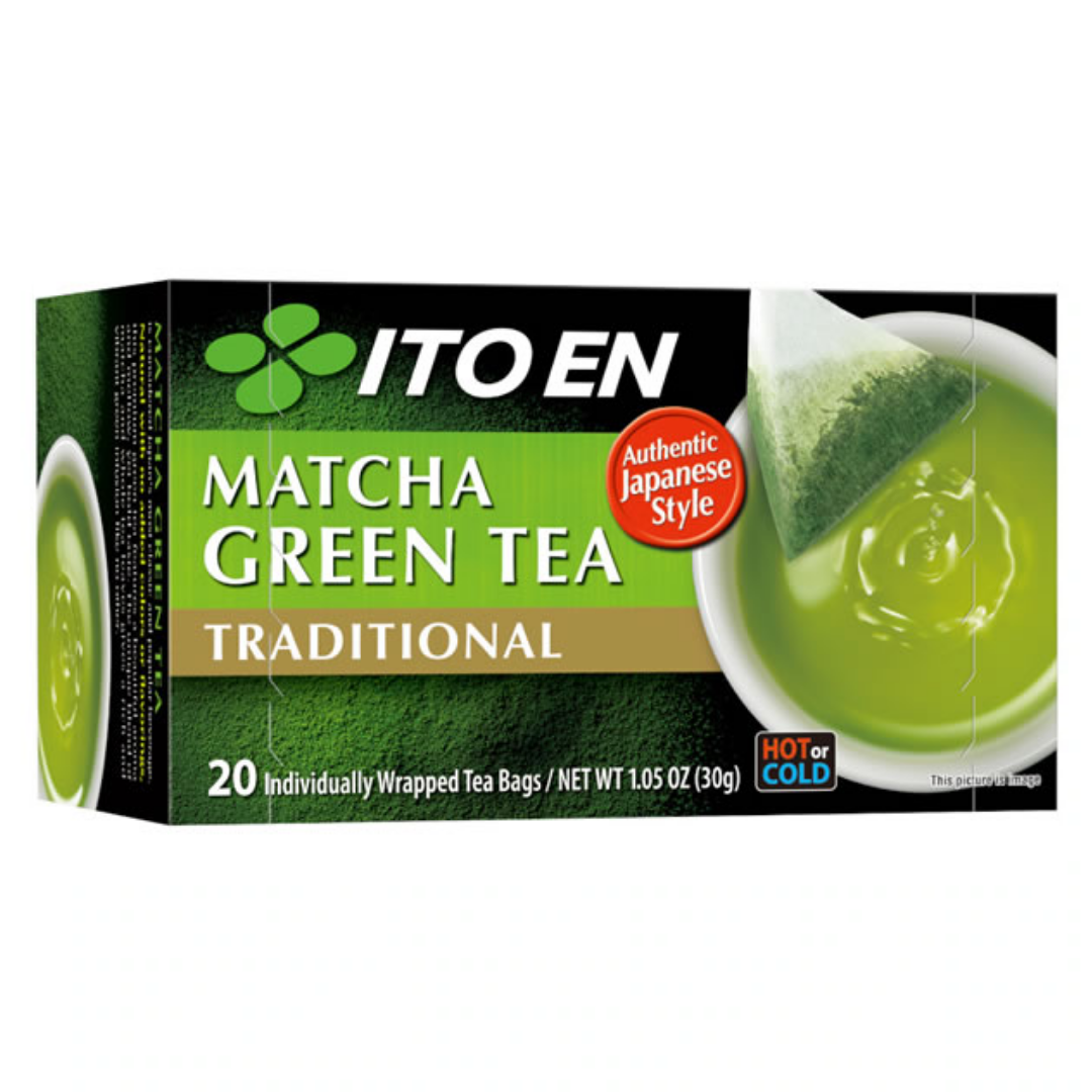 Matcha Green Tea Traditional Tea Bag 20pc – JFC Online QLD