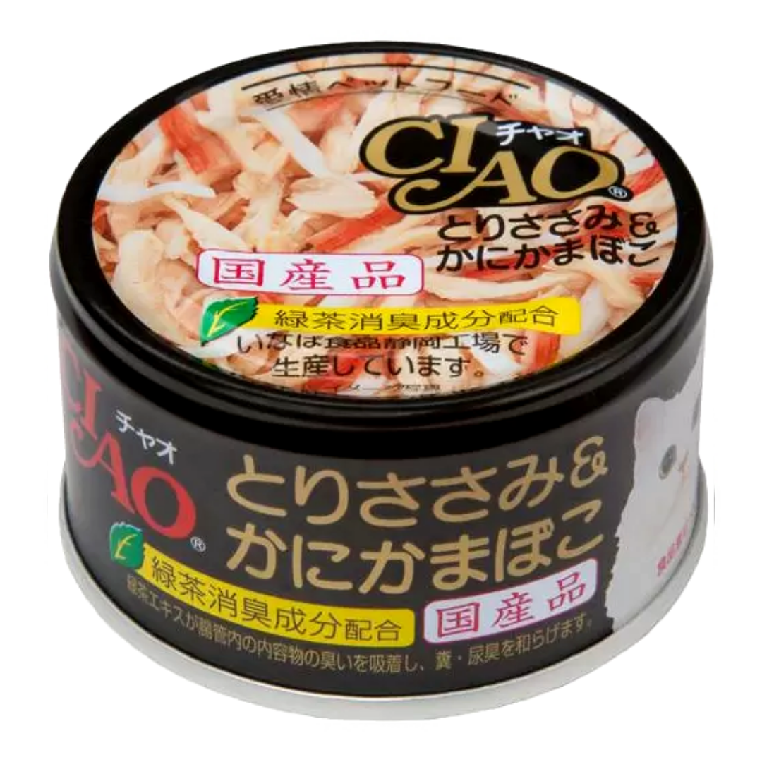 CIAO Chicken and Crab Stick 85g