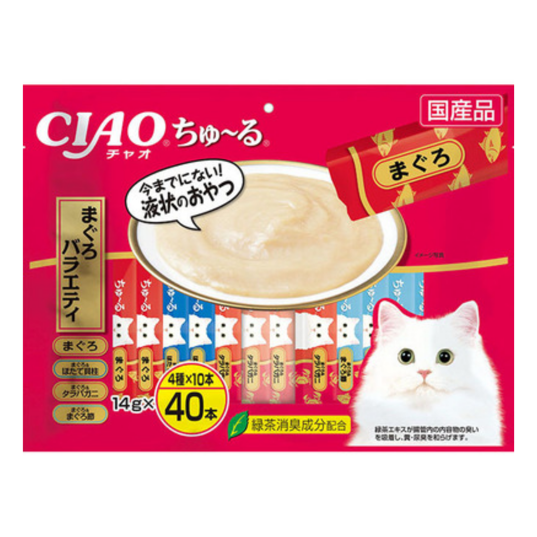 CIAOChu-ru Tuna Variety 40pc 560g (pet food)